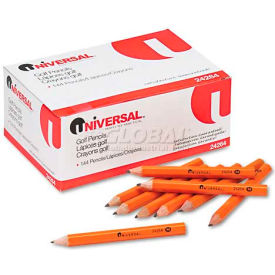 Golf and Pew Pencil, HB, Yellow Barrel, 144/Box