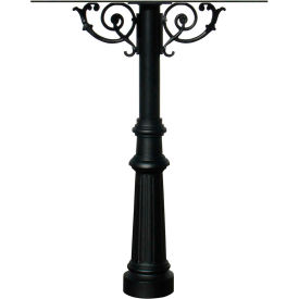 Hanford Quad Post Only (With Support Brace) With Fluted Base