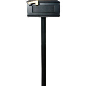 Single Post With No Base & Lewiston Mailbox