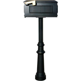 The Single Post With Fluted Base & Mailbox
