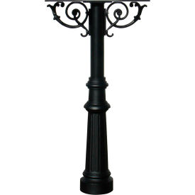 The Hanford Twin Post Only (With Support Brace) With Fluted Base