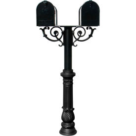 The Hanford Twin Post, Ornate Base & E1 Economy Mailbox