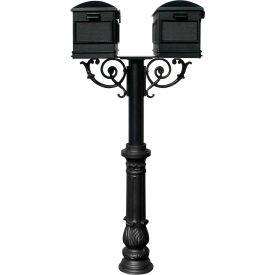 The Hanford Twin Post, Ornate Base & Lewiston Mailbox