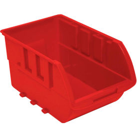 Plastic Single Small Individual Bin, 6-1/2"L x 4-1/8"W x 3"H, Red