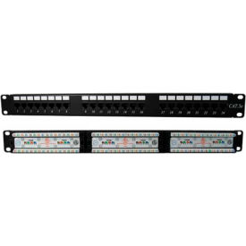 Vertical Cable Cat 5E 24-Port 110 IDC Patch Panel