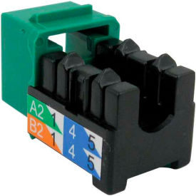 Cat 6 V-Max U-Style Keystone Jack - Green