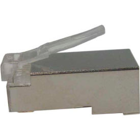 CAT5e Shielded Plug For Round Solid/Stranded Cable, 100/Pack