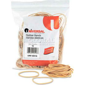 Rubber Bands, Size 16, 2-1/2 x 1/16, 475 Bands/1/4lb Pack