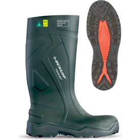 Purofort+ Full Safety Men's Work Boots, Size 9, Green