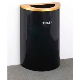 Recyclepro Trash Can, 14 Gallon, Satin Black