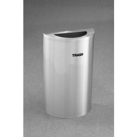 Recyclepro Trash Can, 14 Gallon, Satin Aluminum