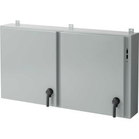 Disc. Enclosure, 1 Door, 48.00X40.25X24.00, Steel/Gray