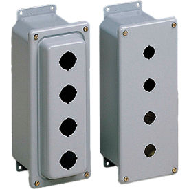 Push Button Enclosure, Dome Cover, 1 Push Button x 22.5mm