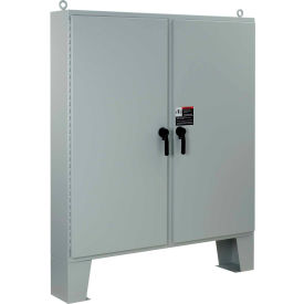 2 Door W/3Pt. Latches & Floor Stands, Type 4 Enclosure, 74.06X72.06X18.06