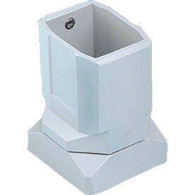 Flange Coupling, Pendant Arm, Fits 45X60Mm, Alum/Ltgray