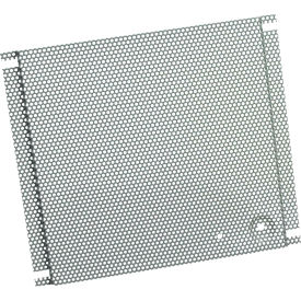 Panel, Pull Box, Perf, Fits 18X18, Steel/Gray