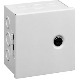 Pull Box, Hinged Cover, 16.00X16.00X6.00, Steel/Gray