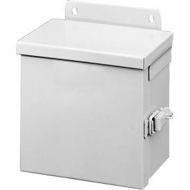 Hinged Cover, Medium, Type 3R, 6.00X6.00X4.00, Galvanized/Paint