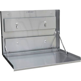Standard Wall Desk, Stainless Steel