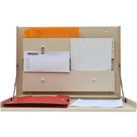 Standard Wall Desk, Powder Coated Steel, Beige