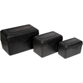 Index Card Holder, 3" x 5", Black