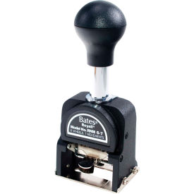 Royall Economy Numbering Machine, 6 Wheels, Type Size E