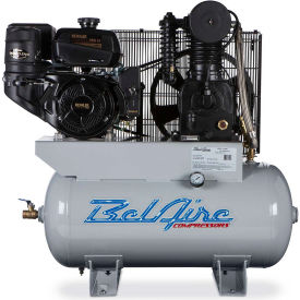 4G3HKL, 14HP, Gas Compressor, 10 Gal, 175 PSI, 23 CFM, Electric/Recoil