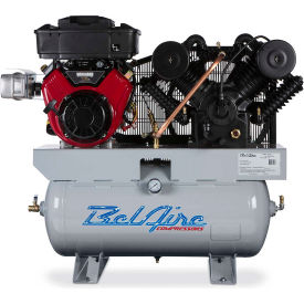 Gas Compressor, 30 Gallon, 175 PSI, 35CFM, 16HP, Electric Start