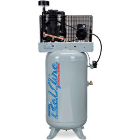 5 HP, Two-Stage Compressor, 80 Gallon, Vertical, 175 PSI, 18.5 CFM, 1-Phase 208-230V