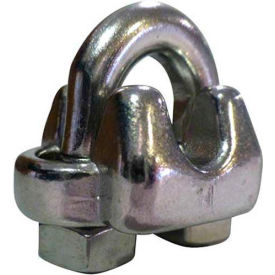 Stainless Steel Wire Rope Clip - 5/16" Diameter - Pack of 6