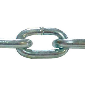 Grade 30 Proof Coil Chain - 3/8" Dia. - 2650 Lb. Cap. - 10' Box - Bright Zinc