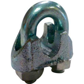 Malleable Steel Zinc Plated Wire Rope Clip - 3/4" Diameter - Pack of 6