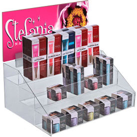 3-Tier Counter Step Display, 16"W x 7.125"H x 11.75"D, 1 Pc