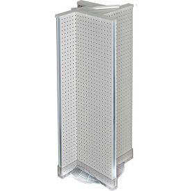 Pinwheel Pegboard Display, 13.5"W x 44"H, White, 1 Pc