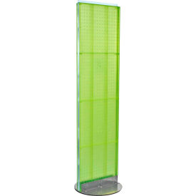 Pegboard Floor Stand, 16"W x 60"H, GN, 1 Pc