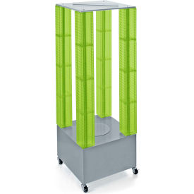 Multi-Tower Pegboard Floor Display, 20"W x 64"H x 20"D, GN, 1 Pc