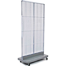 Pegboard Floor Display, 32"W x 60"H, CLR, 1 Pc
