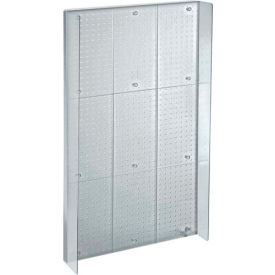 Pegboard Powerwing Display, 24"W x 48"H, CLR, 1 Pc