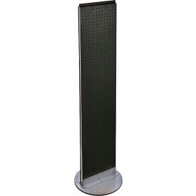 Pegboard Floor Stand, 13.5"W x 60"H, BK, 1 Pc