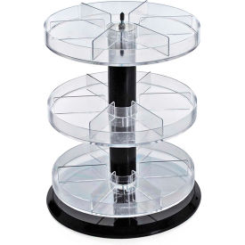 3-Tier Revolving Counter Display, 13.5"W, CLR, 1 Pc