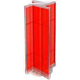 Pinwheel Pegboard Display, 13.5"W x 44"H, Red, 1 Pc