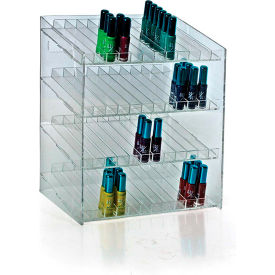 48 Compartment Cosmetic Display, 12"W x 14.5"H x 8.5"D, Clear, 1 Piece