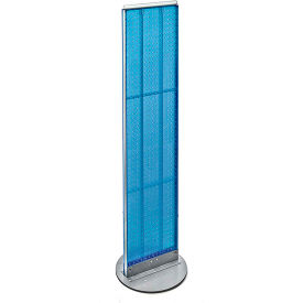 Pegboard Floor Stand, 13.5"W x 60"H, BL, 1 Pc