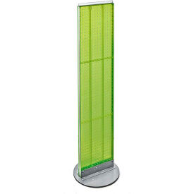 Pegboard Floor Stand, 13.5"W x 60"H, GN, 1 Pc