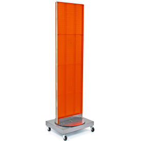 Pegboard Floor Stand, 16"W x 66"H, RG, 1 Pc