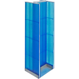 H-Shaped Pegboard Display, 16"W x 60"H, BL, 1 Pc