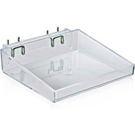 Open Tray , 8"W x2"H x7"D, CLR - Pkg Qty 2