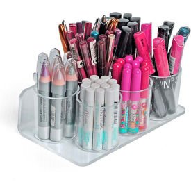 225580, 6 Cup Cosmetic Display, 8"W x 2.625"H x 5"D, CLR - Pkg Qty 2