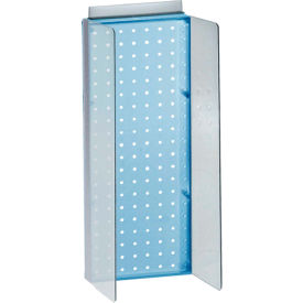 Pegboard Powerwing Display, 8"W x 20.625"H, BL, 1 Pc