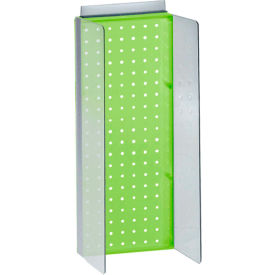 Pegboard Powerwing Display, 8"W x 20.625"H, GN, 1 Pc
